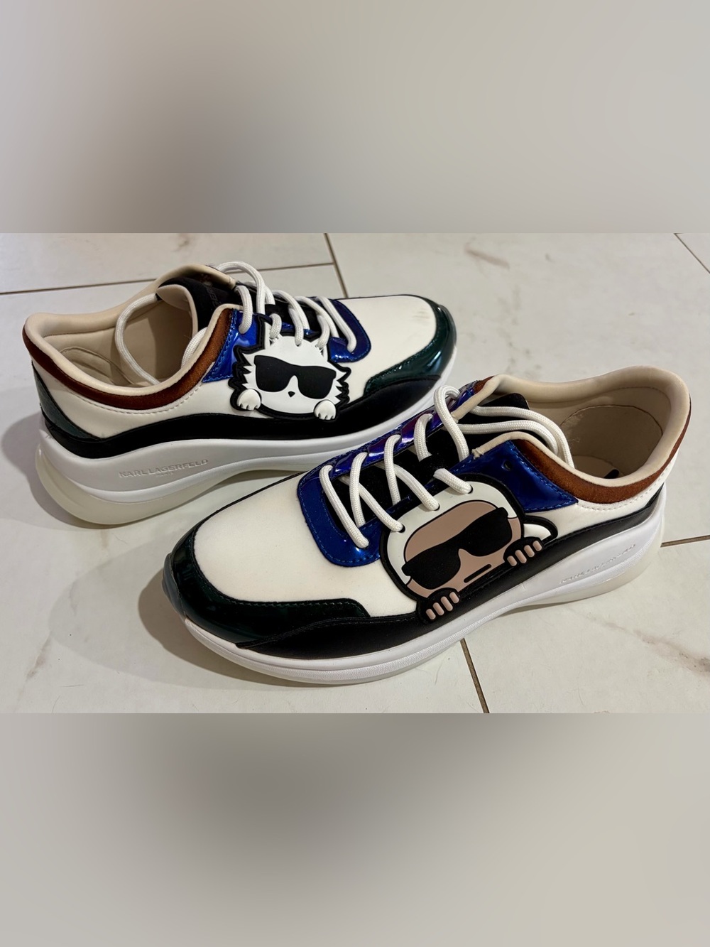 Karl Lagerfeld Paris Coty Lace Up Sneaker NWT 7.5